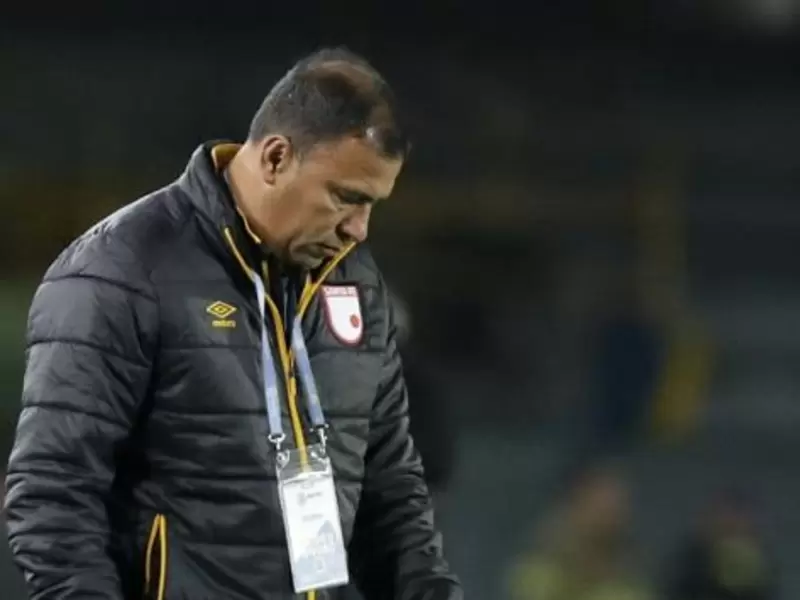 Harold Rivera, técnico de Santa Fe