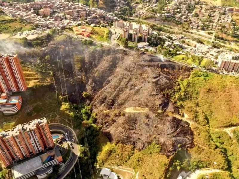 Incendios forestales en Medellín