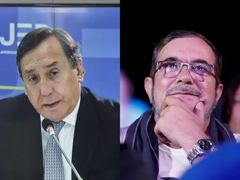 Luis Eladio Pérez y Rodrigo Londoño