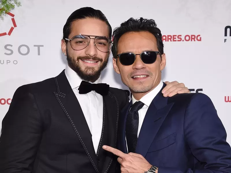 Maluma y Marc Anthony