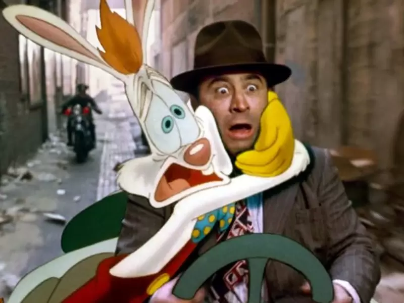Escena de la película '¿Quién engañó a Roger Rabbit?' Escena de la película '¿Quién engañó a Roger Rabbit?'