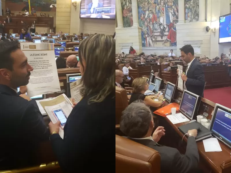 Susto por pagos en el Congreso de la República