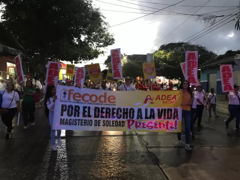 Paro nacional maestros.