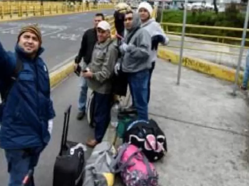 Venezolanos migrantes