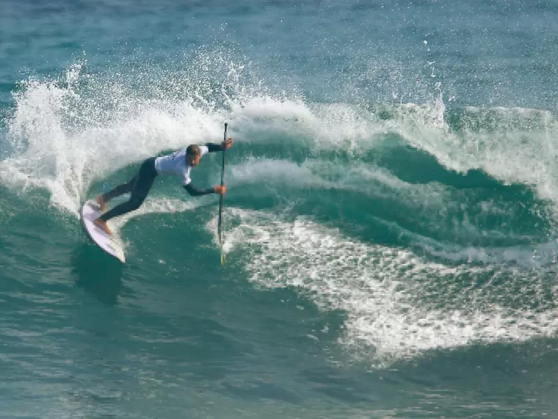 Giorgio Gómez, surfista colombiano en los Juegos Panamericanos