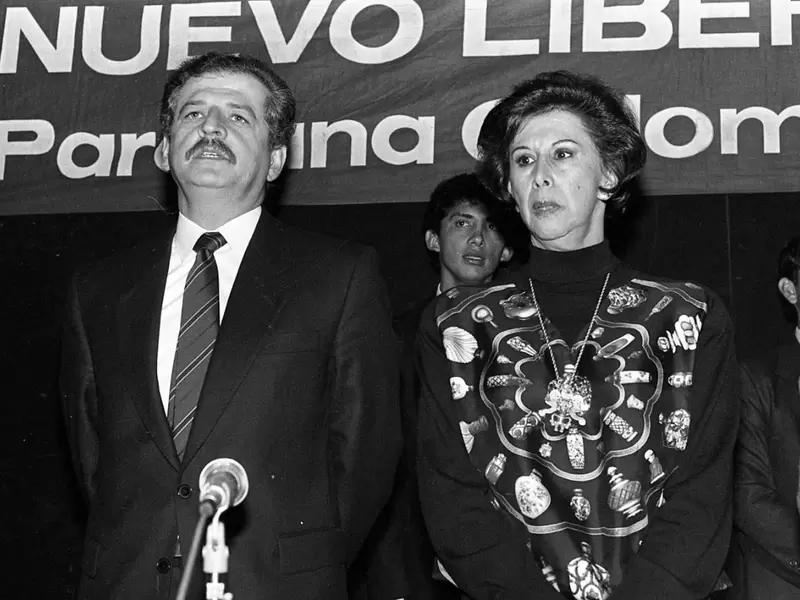 Luis Carlos Galán y Gloria Pachón