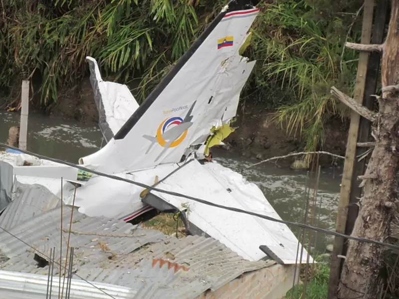 ACCIDENTE DE AVIONETA EN POPAYÁN AVIONETA SE CAYÓ EN POPAYÁN