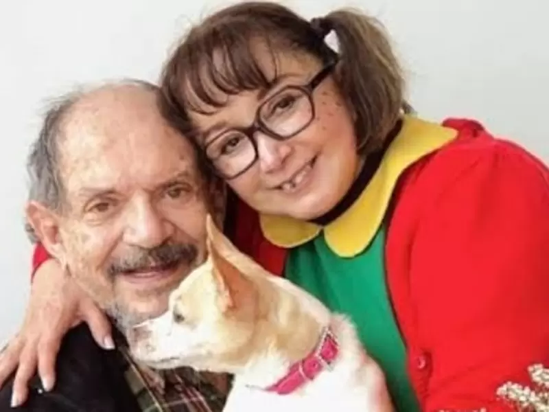 La Chilindrina y su esposo