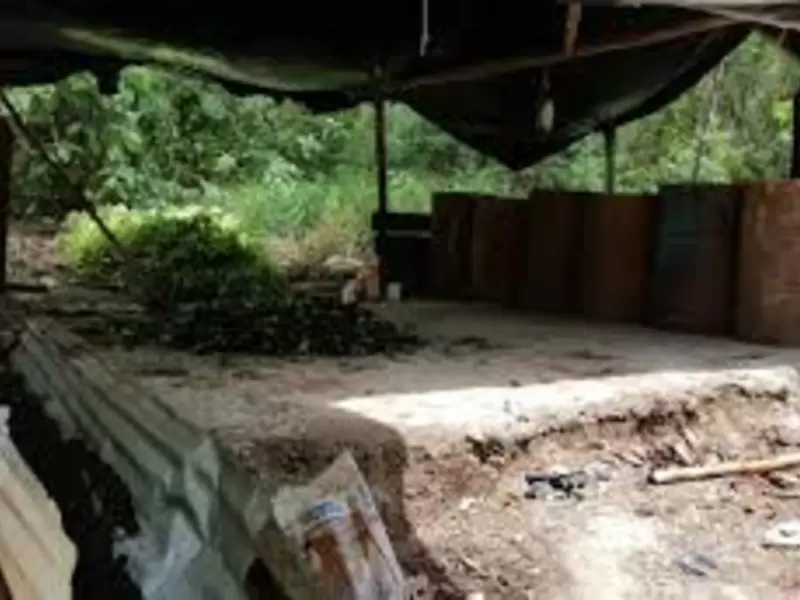 Laboratorio para procesamiento de cocaína
