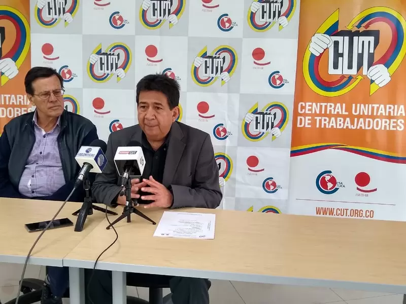 El presidente de la CUT rechazó la reforma pensional.