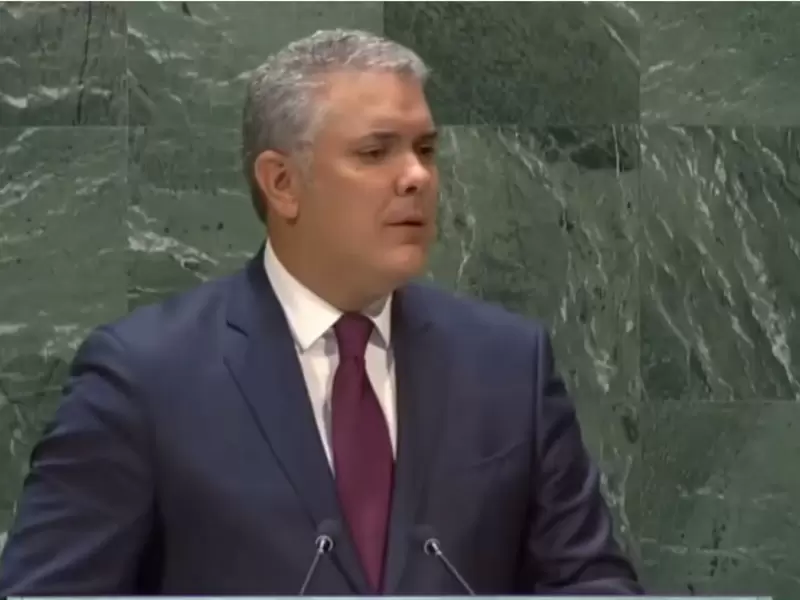 Presidente Iván Duque ante la Asamblea General de la ONU