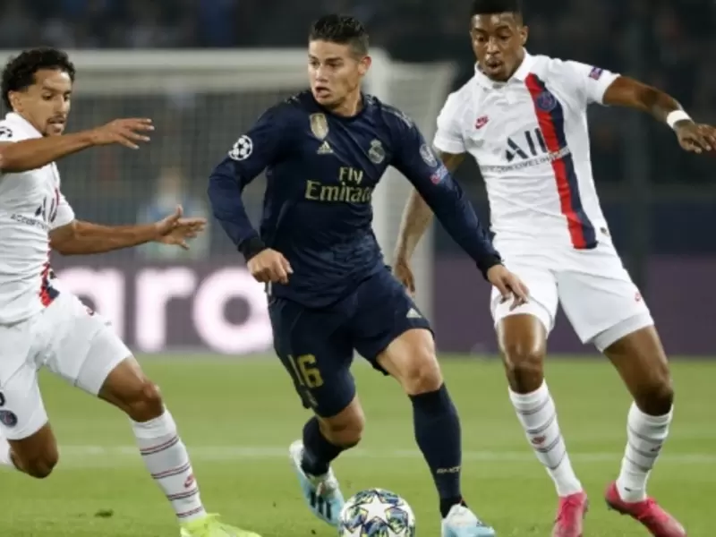 James Rodríguez, Real Madrid ante PSG
