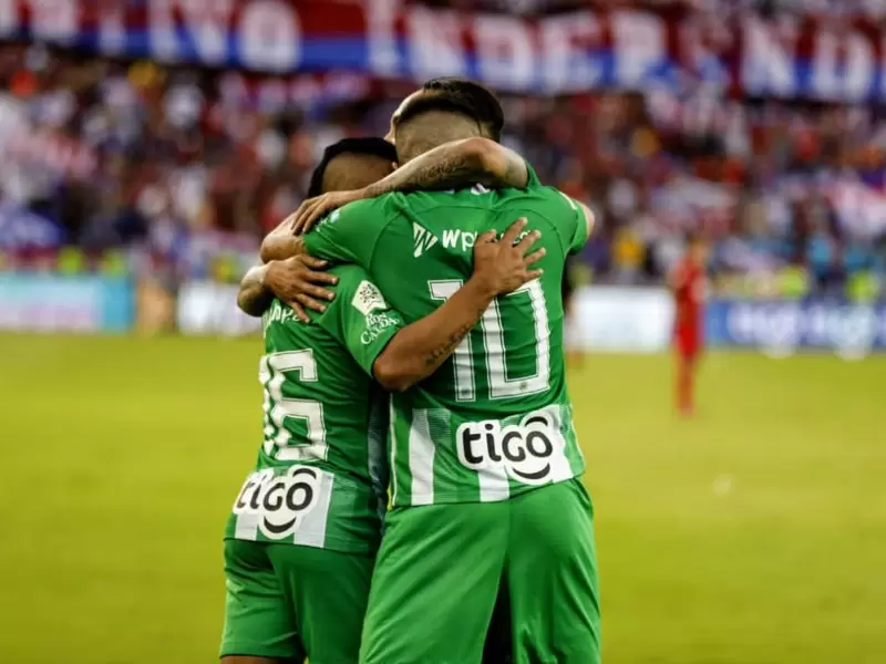 Nacional goleó a Medellín