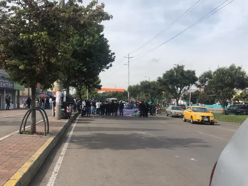 Paro de transportadores en Bogotá