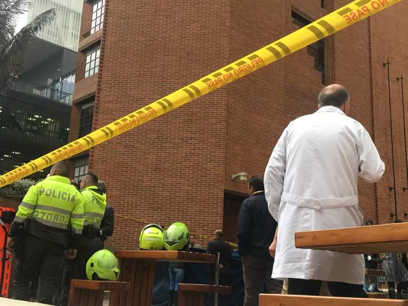 Lugar de la Universidad Javeriana donde se registró el incidente con un estudiante.