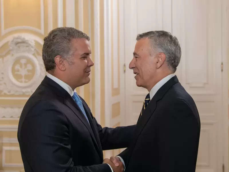 Philip Golberg, embajador de EE.UU presenta cartas credenciales ante Duque