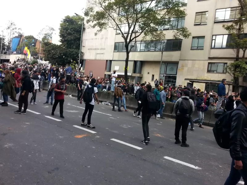 Protestas en la Universidad Distrital
