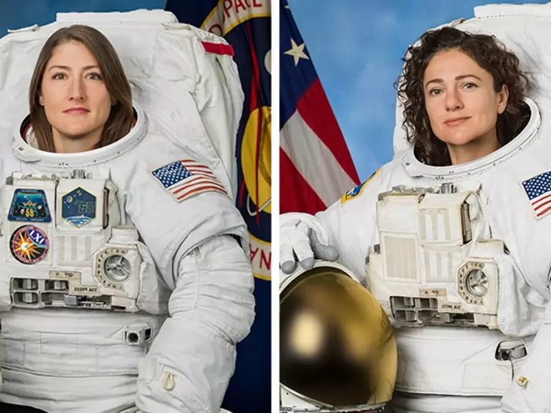 Jessica Meir y Christina Koch