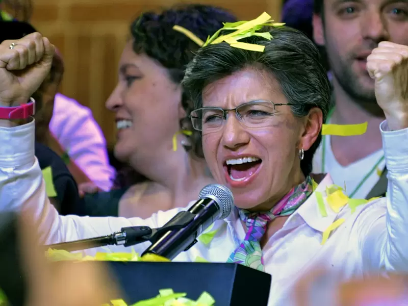 Claudia López, nueva alcaldesa de Bogotá.
