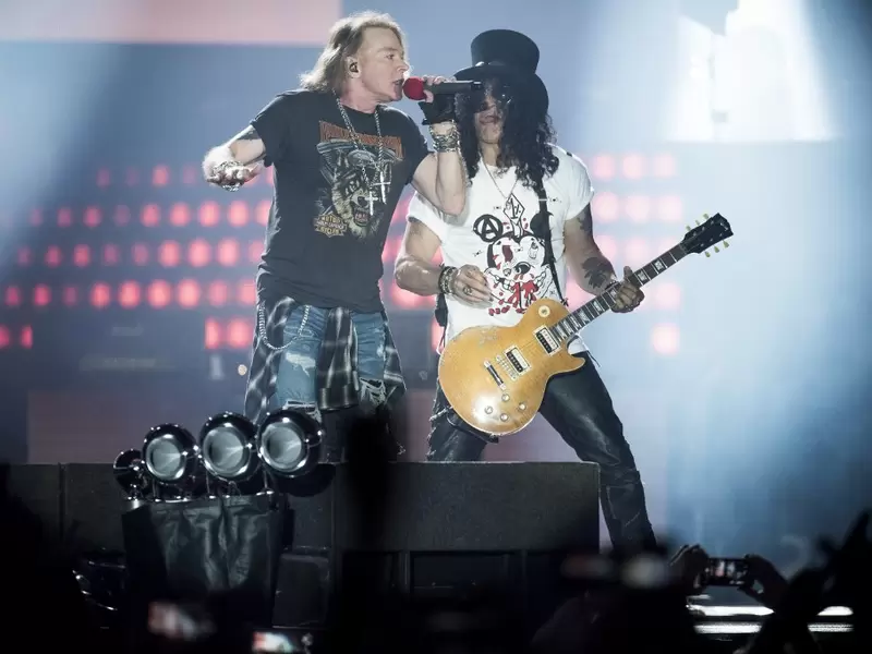 Axel y Slash, de Guns N Roses Axel y Slash, de Guns N Roses