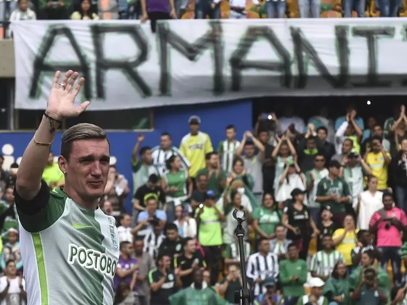 Franco Armani en su paso por Atlético Nacional Franco Armani en su paso por Atlético Nacional