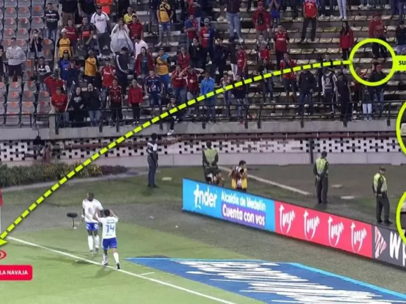 Hincha cuchillo Medellín - Millonarios Hincha cuchillo Medellín - Millonarios