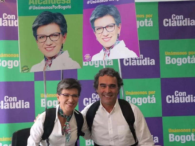 Claudia López y Sergio Fajardo Claudia López y Sergio Fajardo