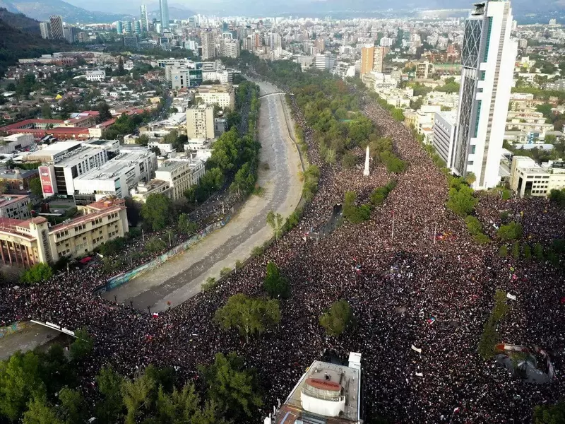 Marcha en Santiago de Chile Marcha en Santiago de Chile