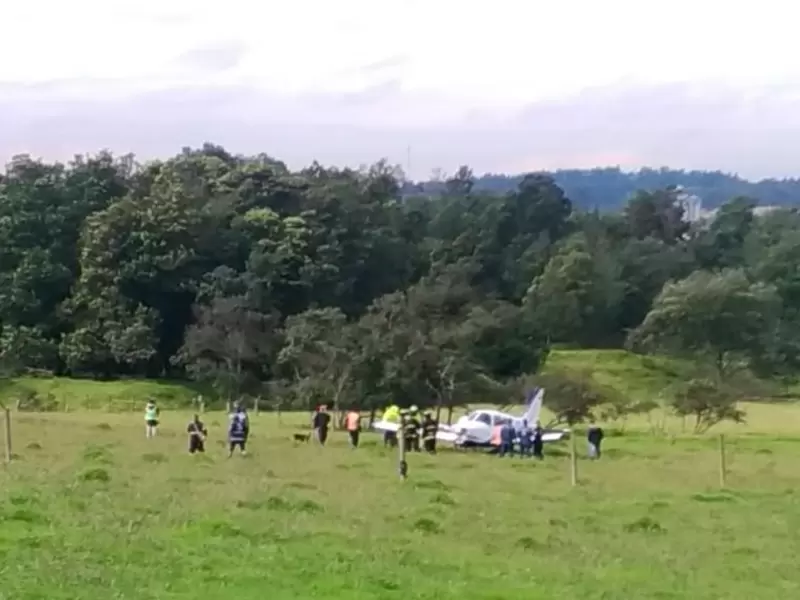 Accidente de avioneta en Bogotá. Accidente de avioneta en Bogotá.