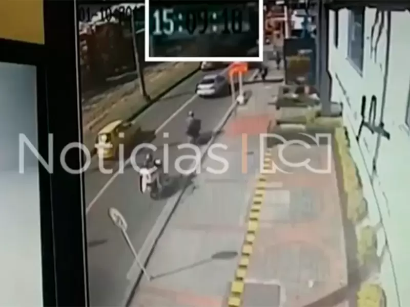 Aida Merlano movilizándose por el norte de Bogotá luego de su fuga