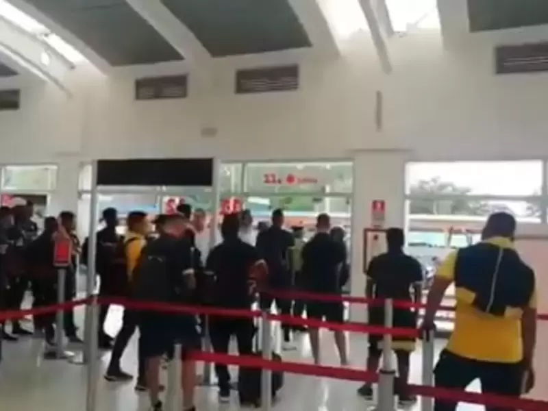 El hecho de intolerancia se presentó en el Aeropuerto Internacional Palonegro