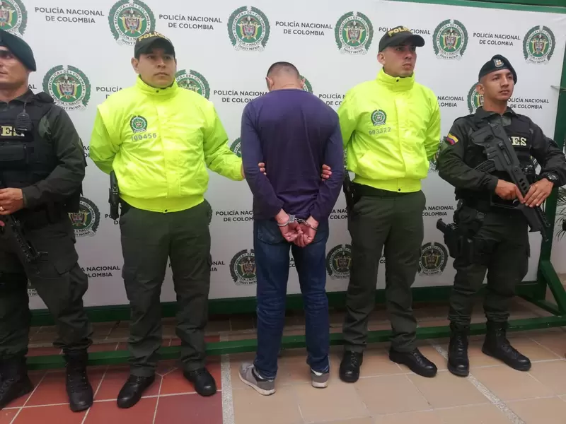 Fue capturado en un centro comercial de Floridablanca