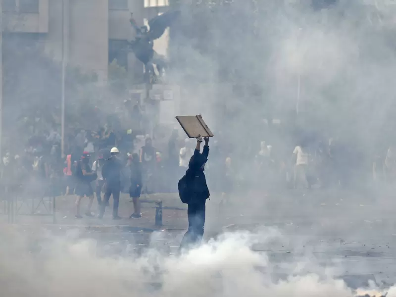 Violentas protestas en Chile