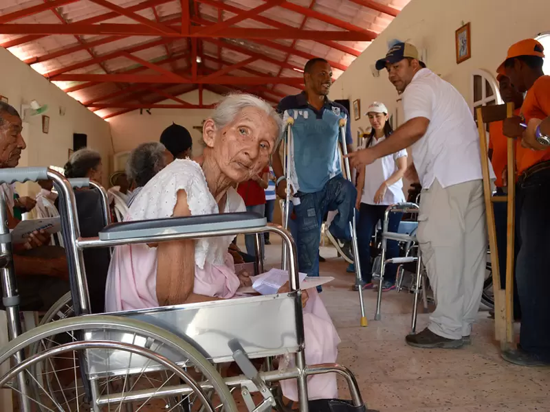 Adultos mayores en Barranquilla, Colombia