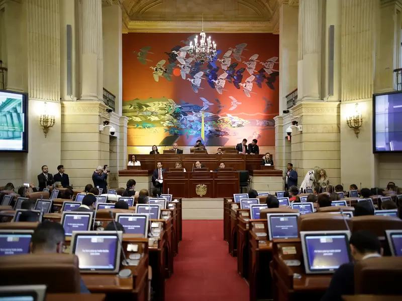 En el balance de 2021 hay varias leyes sociales aprobadas por el Congreso. El Congreso de la República, en Bogotá