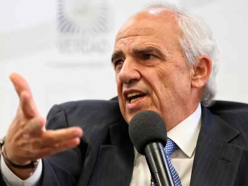 Ernesto Samper, expresidente de la República, en la Comisión de la Verdad, en Bogotá