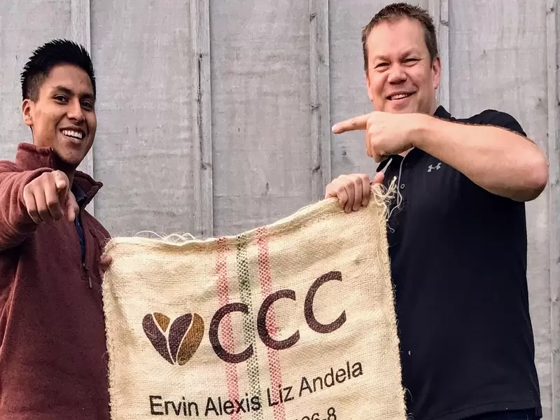 Ervin Liz, caficultor indígena