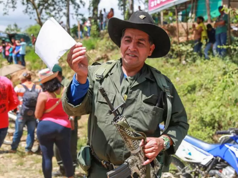 Alexander Parra, conocido como Rodolfo Fierro excombatiente de las extintas Farc, asesinado en el municipio de Mesetas (Meta).