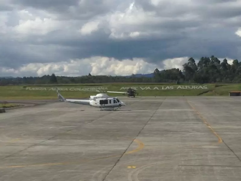 Helicóptero que llevó al papa Francisco