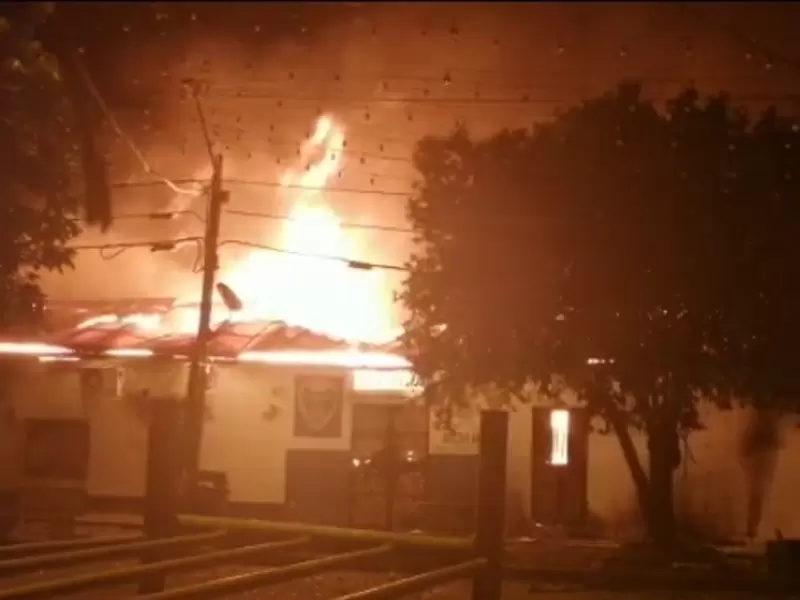 Incendio Alcaldía de Nechí, Antioquia