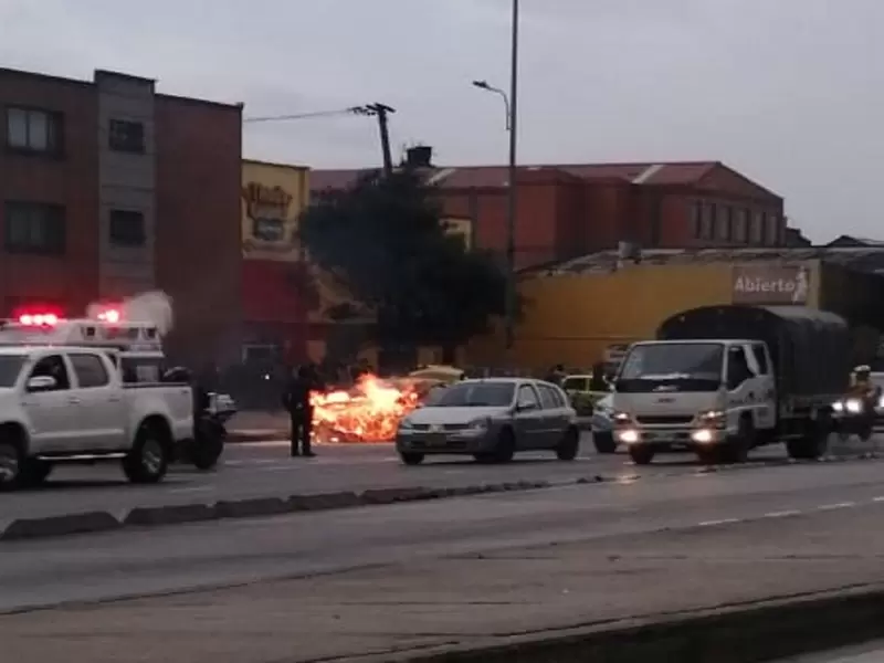 Incendio en la carrera 30, Bogotá