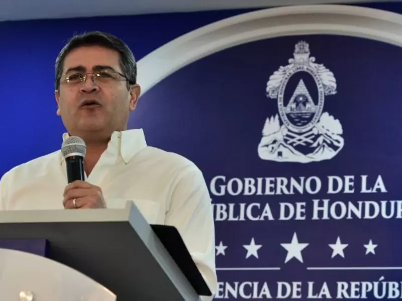 Juan Orlando Hernández, presidente de Honduras