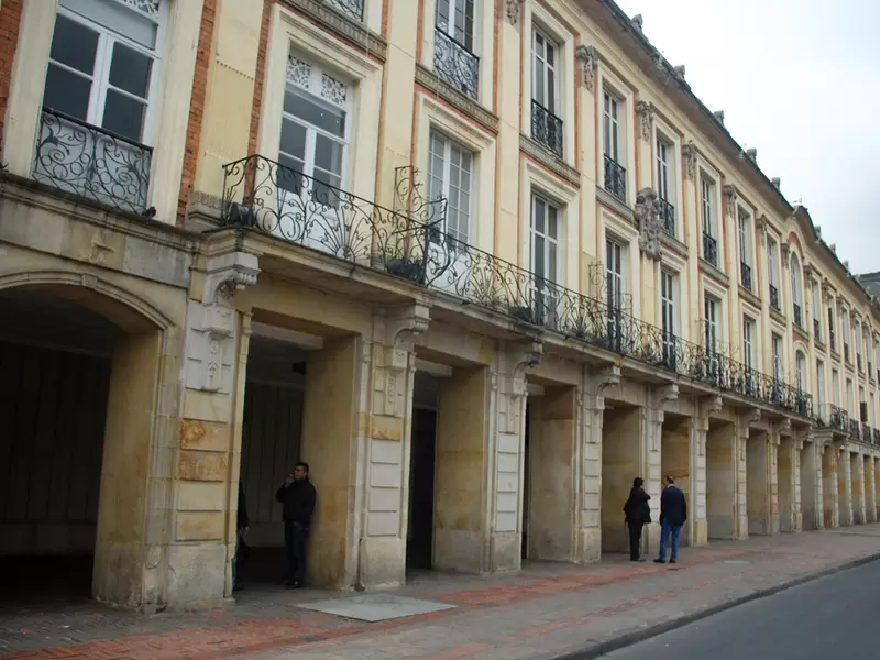 El Palacio de Liévano, en el centro de Bogotá El Palacio de Liévano, en el centro de Bogotá