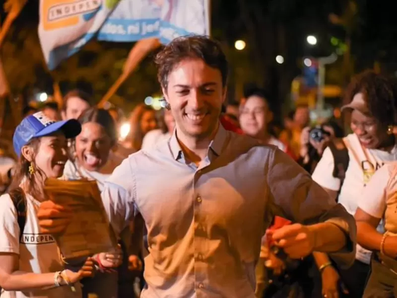 Daniel Quintero Calle, en sus eventos de campaña.