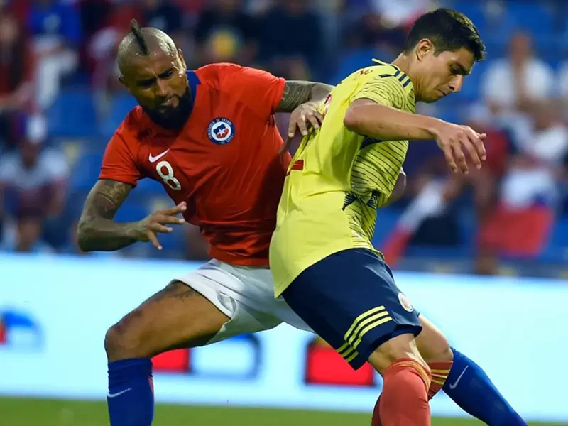 Colombia vs Chile amistoso - Stefan Medina