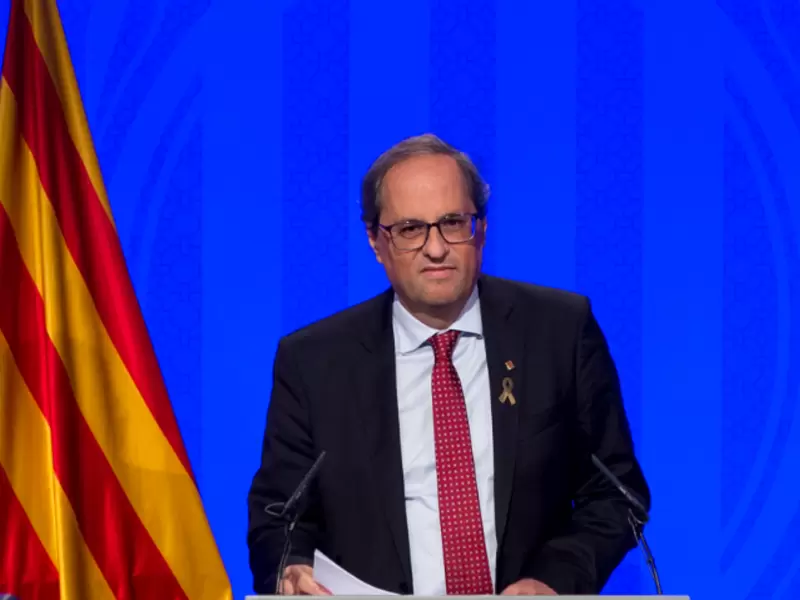 Quim Torra, presidente de Cataluña