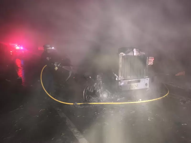 Accidente se presentó en Confines