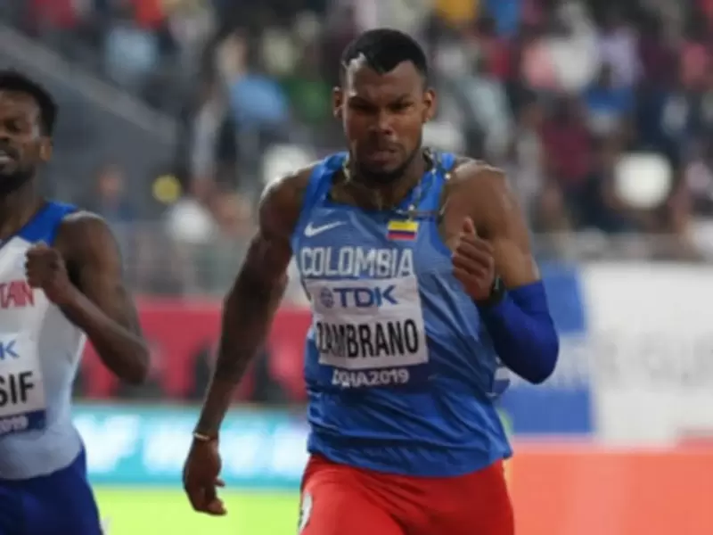 Anthony Zambrano medalla de plata en Mundial de Atletismo