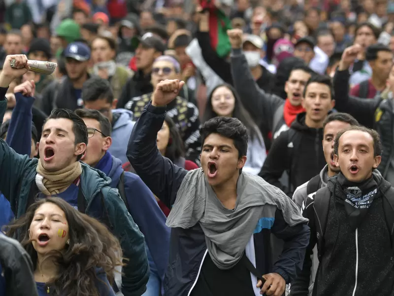 Marchas en Bogotá
