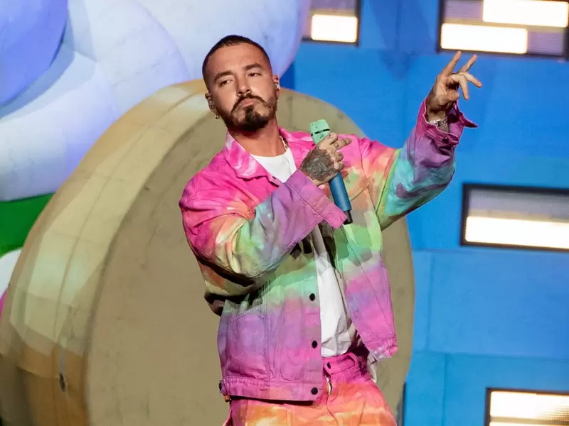 El cantante colombiano J Balvin El cantante colombiano J Balvin